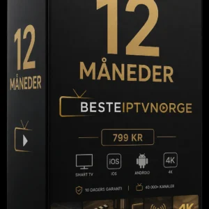 iptv abonnement 12 måneder
