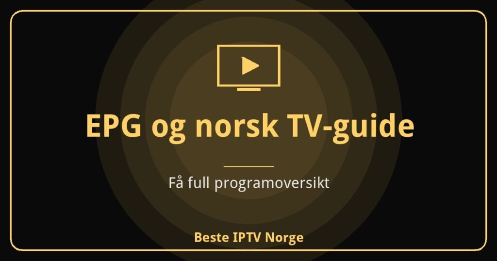 EPG og norsk TV-guide