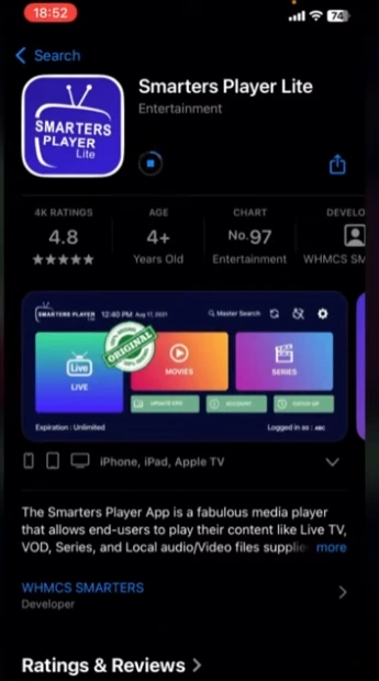 Betal iptv-abonnement med Vipps på mobilen
